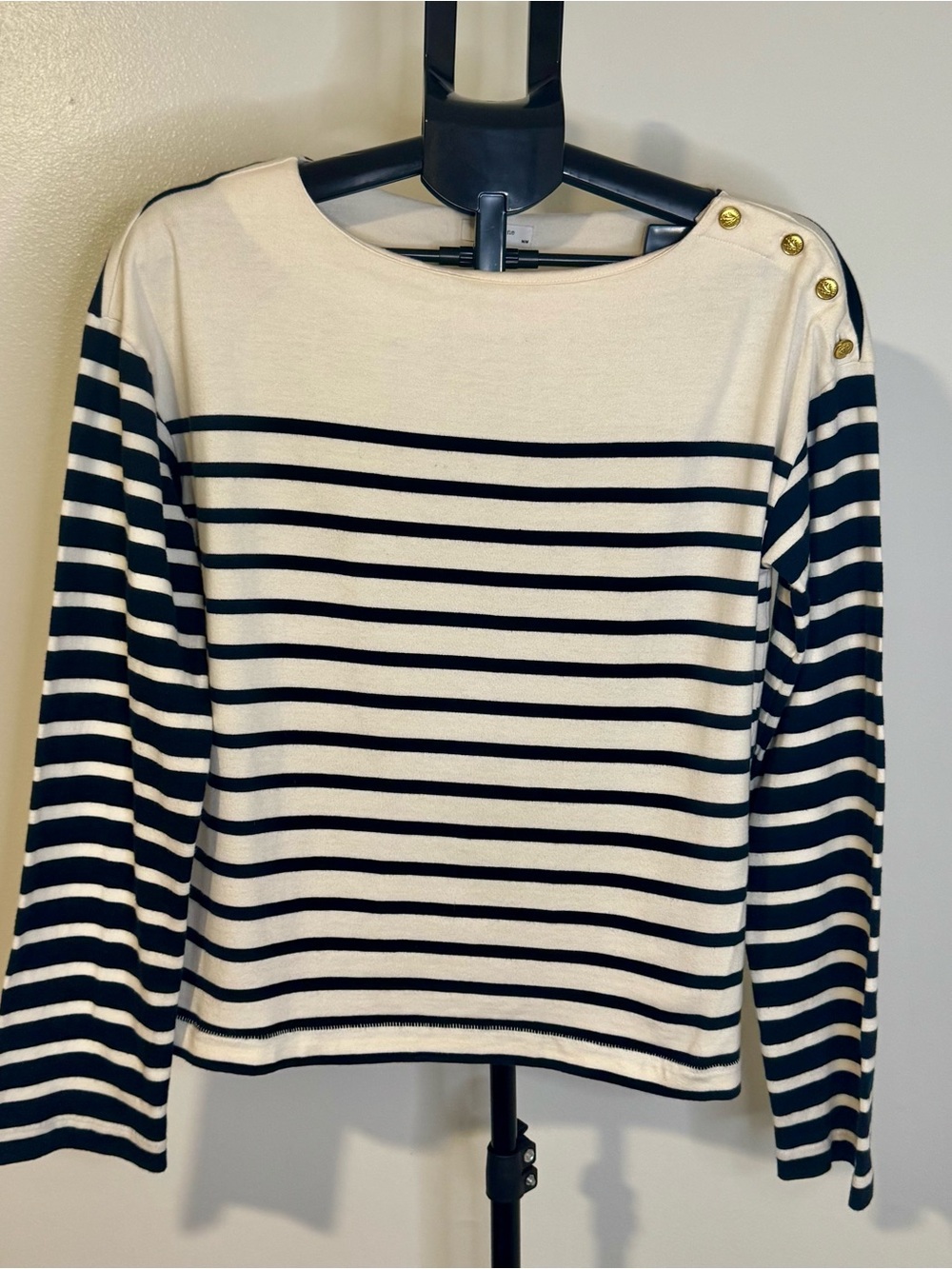 rag & bone Striped Bateau Neckline Sweater